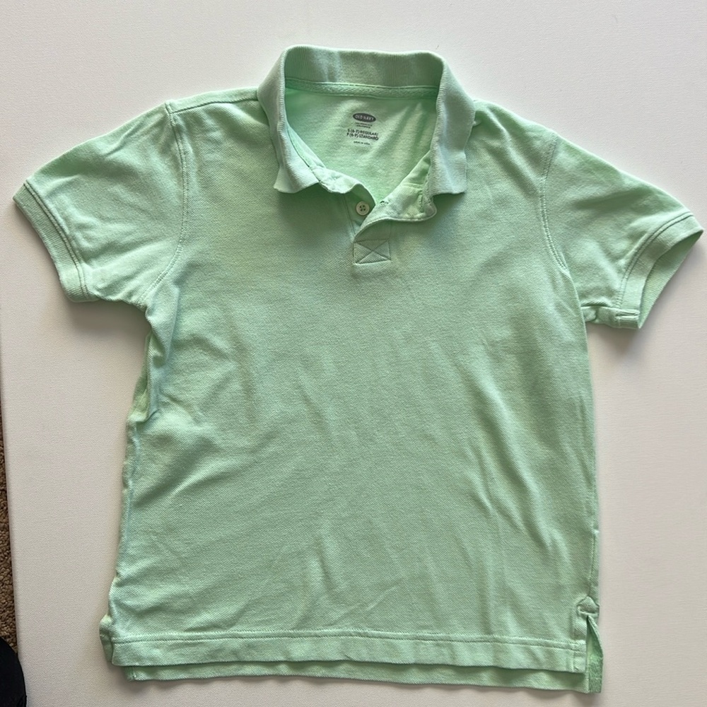 Old Navy mint green shirt